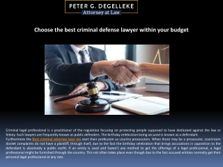 Best criminal attorney near me