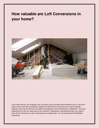 Find the best Loft Conversions in Caversham Heights