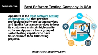 Best Software Testing Company in USA