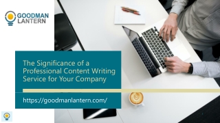 The Significance of a Professional Content Writing Service for Your Company
