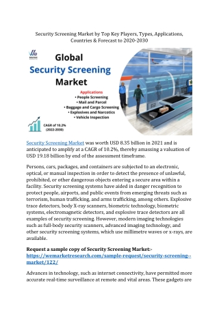 Security Screening Market