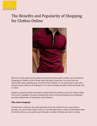 The Benefits and Popularity of Shopping for Clothes Online