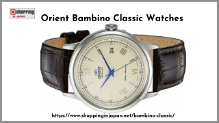 Orient Bambino Classic Watches