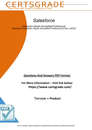 How to Pass Salesforce Interaction-Studio-Accredited-Professional Exam With Salesforce Interaction Studio Accredited Pro