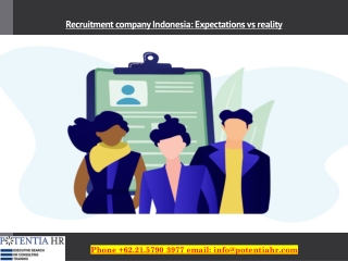 Recruitment company Indonesia Expectations vs reality
