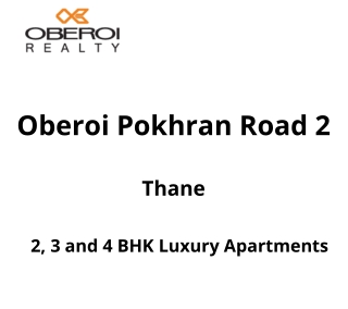 Oberoi Realty Pokhran Road 2 Thane - Brochure