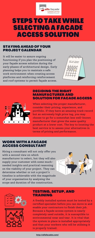 Steps to take while selecting a facade access solution