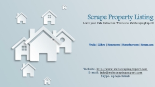 Scrape Property Listing