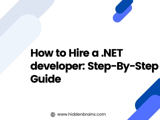 How to Hire a .NET developer Step-By-Step Guide