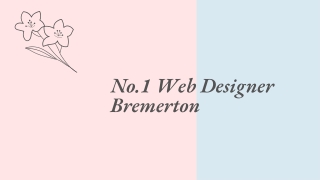 No.1 Web Designer Bremerton PPT