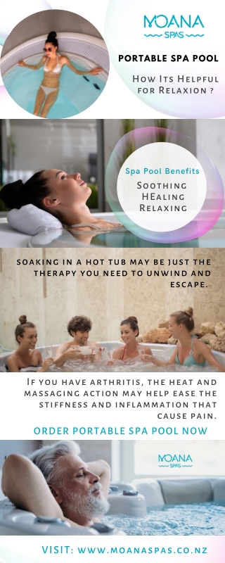 How portable spa pool helpful for relaxion