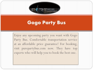 Gogo Party Bus