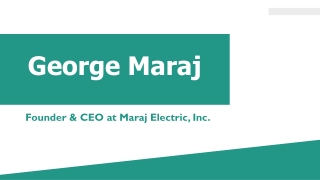 George Maraj - A Notable Professional From New York