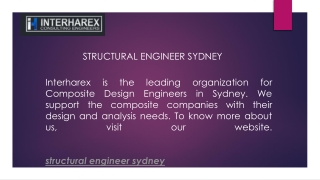 Structural engineer sydney  Interharex