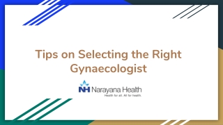 Tips on Selecting the Right Gynaecologist