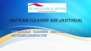 Affordable Cleaning Services Near Me Proteamcleans4u.com