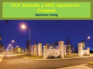 DLF Alameda 4 BHK Apartments - Gurgaon