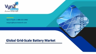 Global Grid-Scale Battery Market – Analysis and Forecast (2021-2027)