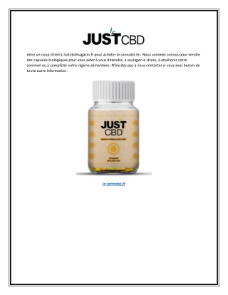 le cannabis fr | Justcbdmagasin.fr