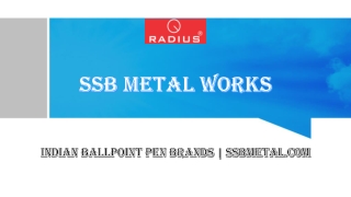 Indian Ballpoint Pen Brands Ssbmetal.com (1)