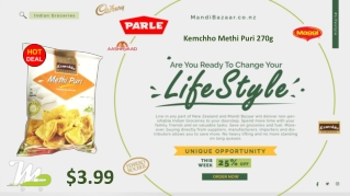 Kemchho Methi Puri 270g - Indian Groceries in New Zealand