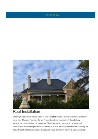 Roof Installation