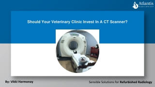 Should Your Veterinary Clinic Invest In A CT Scanner