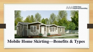 Mobile Home Skirting Repairs in Fort Worth