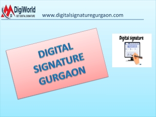 Digital Signature in Gurgaon