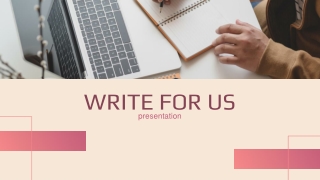 Write for Us