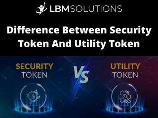 Difference Between Security Token And Utility Token