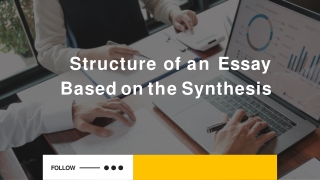Structure of an Essay Based on the Synthesis