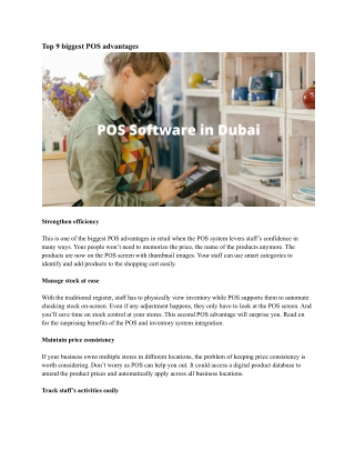 POS Software Dubai