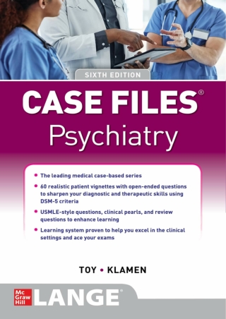 EBOOK Case Files Psychiatry Sixth Edition