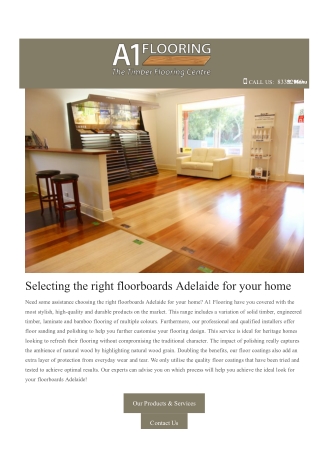 Floorboards Adelaide