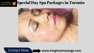 Special Day Spa Packages in Toronto