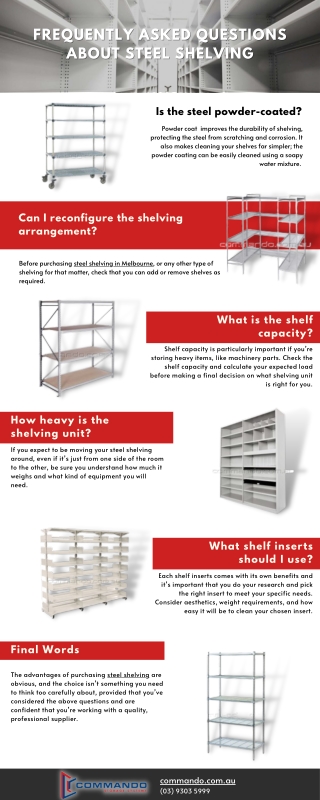 Frequently Asked Questions About Steel Shelving