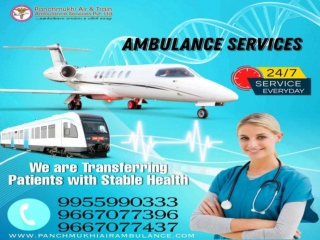 Use Now Panchmukhi Air Ambulance in Bangalore and Hyderabad with a Fully Modernised ICU Facility