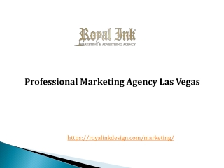 Professional Marketing Agency Las Vegas