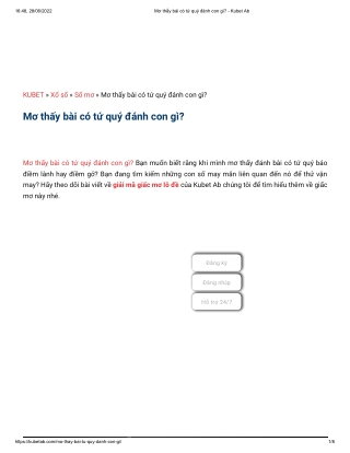 Mơ thấy bài có tứ quý đánh con gì_ - Kubet Ab