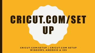 cricut.com/setup