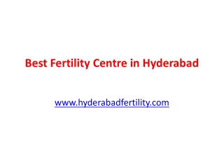 Best Fertility Centre in Hyderabad
