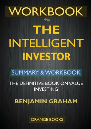 EBOOK WORKBOOK For The Intelligent Investor The Definitive Book on Value