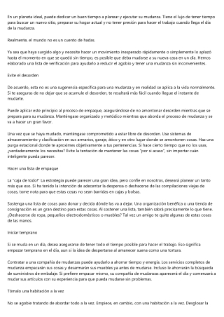 Los mejores trucos para hacer una mudanza sin estress