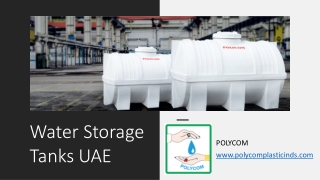 Water Storage Tanks UAE_