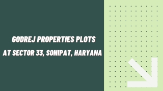 Godrej Properties Plots At Sonipat Haryana - Download PDF