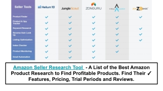 Amazon Seller Research Tool - Zoncompare