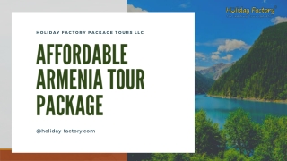 Book The Affordable Armenia Tour Package