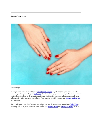 Beauty Manicure (1)