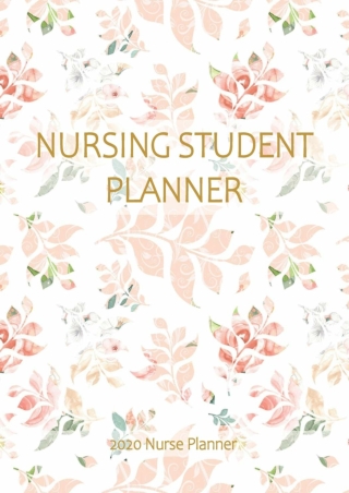 EPUB Nursing Student Planner 2020 Nurse Planner Great Calendar Weekly And